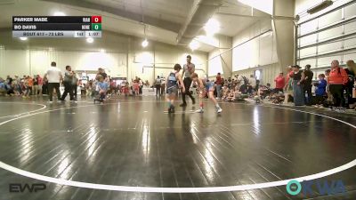 73 lbs Quarterfinal - Parker Mabe, Vian Wrestling Club vs Bo Davis, Honey Badgers Wrestling Club