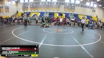 220 lbs Finals (8 Team) - Jhoel Robinson, Fleming Island vs Brayden Kahelin, Lake Gibson