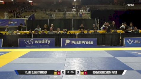 Genevieve Elizabeth Pates vs Claire Elizabeth Meyer 2026 Pan Jiu Jitsu IBJJF Championship