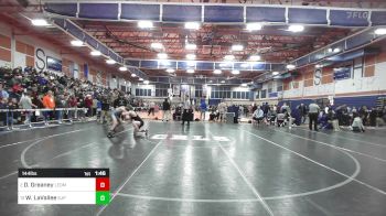 144 lbs Consi Of 4 - Dan Greaney, Leominster vs Will LaVallee, Saint John's Prep