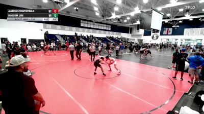 120 lbs Cons. Round 7 - Aaron Contreras, West Covina vs Kaiden Lim, War Room