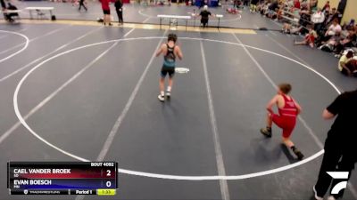 98 lbs Semifinal - Cael Vander Broek, SD vs Evan Boesch, MN