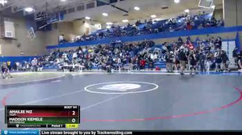 140 lbs Quarterfinal - Madison Kiemele, Goldendale vs Amailee Niz, Yelm