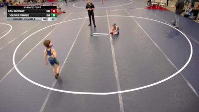 8U - G Champ. Round 1 - Bo Johnson, Zimmerman Wrestling Club vs Maxwell Johnson, Eagan MatCats