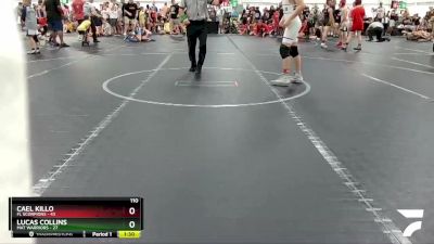 110 lbs Round 2 (4 Team) - Cael Killo, FL Scorpions vs Lucas Collins, Mat Warriors