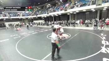 285 lbs Cons. Round 1 - Anthony Escobedo, Robinson vs Michael Maddex, Loyola Academy