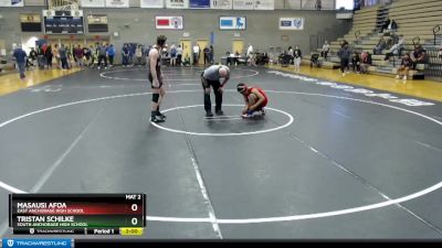 171 lbs Cons. Round 2 - Masausi Afoa, East Anchorage High School vs Tristan Schilke, South Anchorage High School