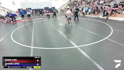 165 lbs Champ. Round 1 - Kahne Hyre, IL vs Gunner Lopez, CO