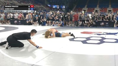 132 lbs Cons. Sub-rd Of 64 - Thomas Pratico, Alabama vs James Baty, South Carolina