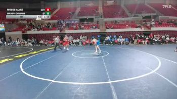 150 lbs Round 2 - Quarters & 1st Wb (16 Team) - Moses Alves, Katy vs Brady Golden, Grand Prairie