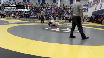 150 lbs 5th Place Match - Joel Osbourne, Toledo Central Catholic vs Braden Gerke, Eastside