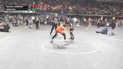 D 1 113 lbs Cons. Semi - Aidan Thai, Dutchtown vs Michael Hanemann, Catholic - B.R.