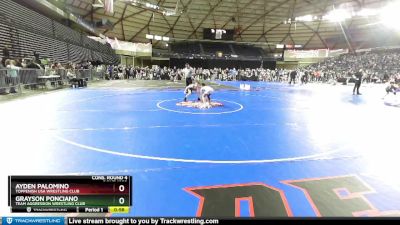 63 lbs Cons. Round 4 - Grayson Ponciano, Team Aggression Wrestling Club vs Ayden Palomino, Toppenish USA Wrestling Club