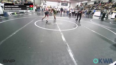 80-83 lbs Consolation - Hayden Williams, Locust Grove Youth Wrestling vs Maddox Henderson, Standfast