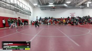 132 lbs Cons. Round 4 - Cooper Thompson, Rocky Mountain vs Jashai Hines, Fairview