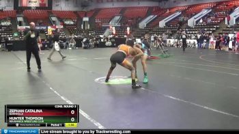 140 lbs Cons. Round 3 - Hunter Thomson, Roughneck Wrestling Club vs Zephan Catalina, Northville