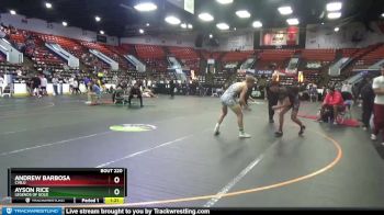 140 lbs Champ. Round 3 - Ayson Rice, Legends Of Gold vs Andrew Barbosa, CVBJJ