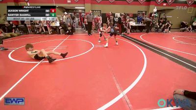 58 lbs Rr Rnd 4 - Jaxson Wright, Bartlesville Wrestling Club vs Sawyer Bagwill, Berryhill Wrestling Club