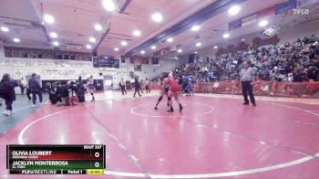 155 lbs Cons. Round 2 - Olivia Loubert, Redondo Union vs Jacklyn Monterrosa, El Toro