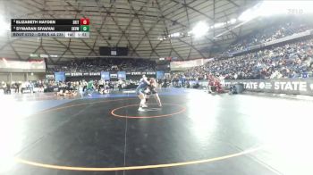 Girls 4A 235 lbs Semifinal - Symaran Sivaivai, Skyview (Girls) vs Elizabeth Hayden, South Kitsap (Girls)