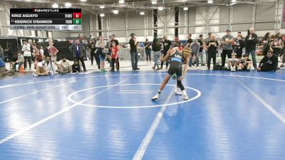 70 lbs Cons. Sub-quarters - Keidrick O'Bannon, FordDynastyWrestlingClub vs Kruz Aguayo, Team Champs Wrestling Club