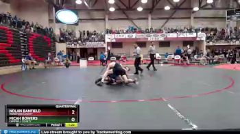 150 lbs Quarterfinal - Micah Bowers, Campbell County vs Nolan Banfield, Woodford County