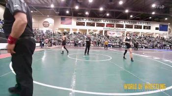 135 lbs Consi Of 32 #2 - Cash Byington, Motherlode Wrestling Club vs Juan Gallardo, Wasco Wrestling