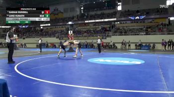 141 lbs Cons. Round 1 - Luke Kunath, Belmont Abbey vs Sabian Russell, Quincy