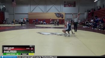 149 lbs Cons. Round 2 - Emry Colby, Unattached vs Blake Dirksen, St. Ambrose University