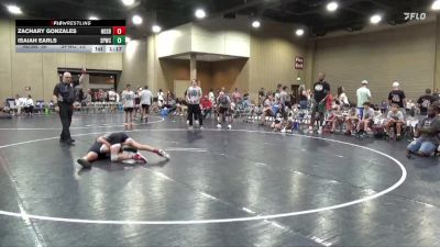 108 lbs Round 5 (8 Team) - Zachary Gonzales, North DeSoto Blue WA vs Isaiah Earls, Spartan WC
