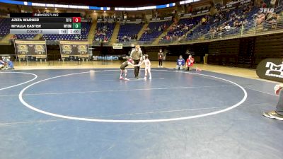 50 lbs Consy 3 - Aziza Warner, Titusville vs Myalla Easter, Wyoming Area