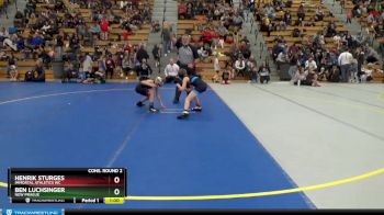 80 lbs Cons. Round 2 - Ben Luchsinger, New Prague vs Henrik Sturges, Immortal Athletics WC