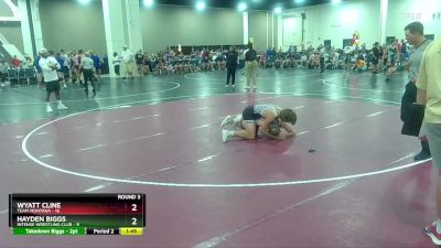 138 lbs Round 3 (6 Team) - Hayden Biggs, Intense Wrestling Club vs Wyatt Cline, Team Montana