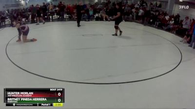 193 lbs Quarterfinal - Hunter Morlan, 308 Wrestling Academy vs Britney Pineda Herrera, Nebraska