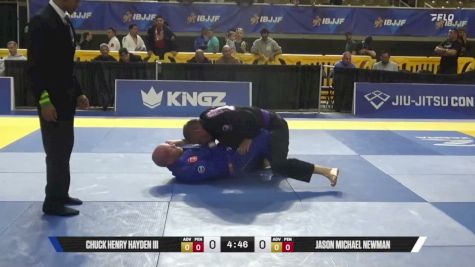 Jason Michael Newman vs Chuck Henry Hayden III 2026 Pan Jiu Jitsu IBJJF Championship