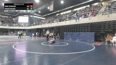136 lbs Round Of 16 - Jake Gleason, Shippensburg vs Ethan Palski, Williamsport