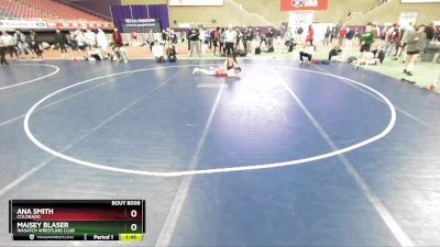 G105-109 lbs Round 1 - Ana Smith, Colorado vs Maisey Blaser, Wasatch Wrestling Club