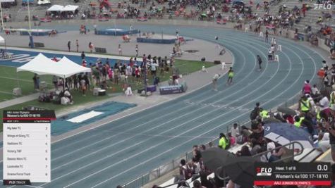 2026 AAU Junior Olympic Games - Youth Girls' 4x100m Relay, Semi-Finals 1 - Age 17-18