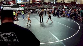 65 lbs Champ. Round 1 - Stetson Kahrs, Garden County Wrestling Club vs Maxton Gill, Beatrice Wrestling Club