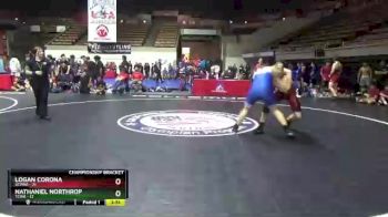 182 lbs Round 4 (16 Team) - Logan Corona, SCVWA vs Nathaniel Northrop, TCWA