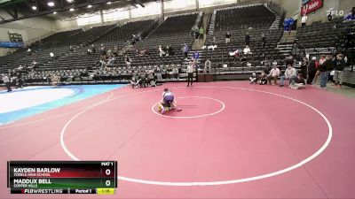 147 lbs 5th Place Match - Maddux Bell, Copper Hills vs Kayden Barlow, Tooele High School