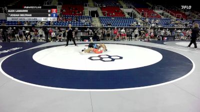 144 lbs Cons. Rd Of 16 - Alex Lamarre, CT vs Josiah Beltran, WI