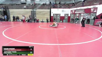 132 lbs 1st Place Match - Gavin Mason, Contenders Wrestling Acadamy vs Anthony Toon, Triton Central