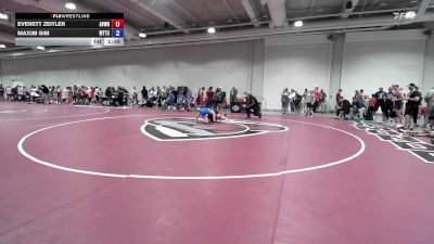62 lbs Champ. Round 2 - Everett Zeitler, Aviators Wrestling vs Maxim Sim, World Team Training Center