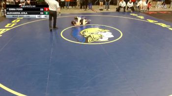 110 lbs Champ. Round 1 - Emma Ford, Unattached vs Alexandra Avila, Unattached