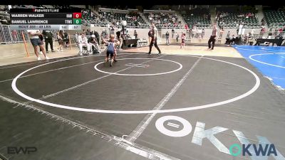 49 lbs Consi Of 4 - Warren Walker, Raw Wrestling Club vs Samuel Lawrence, Team Tulsa Wrestling Club