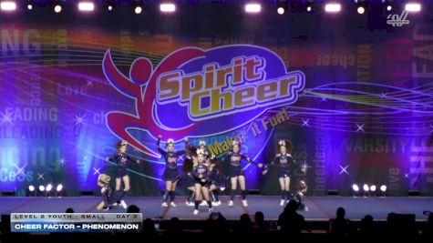 Cheer Factor - PHENOMENON [2026 L2 Youth - Small Day 2] 2026 Spirit Cheer Grand Nationals