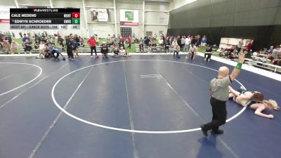 Junior Boys - 144 lbs Cons. Round 5 - Cale Nedens, Montana vs Edwyn Schroeder, Oshkosh West High School Wrestling