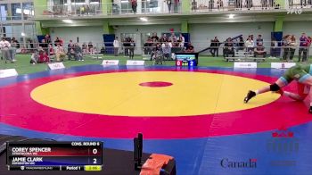 80kg Cons. Round 6 - Corey Spencer, Strathcona WC vs Jamie Clark, Edmonton WC