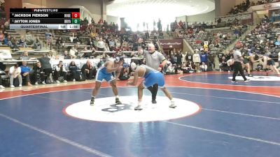 6A 215 lbs Quarterfinal - Jayton Jones, Bryant vs Jackson Pierson, Rogers